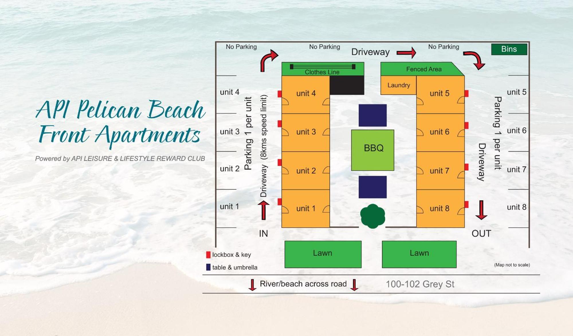 Api Pelican Beach Front Apartments كالباري المظهر الخارجي الصورة